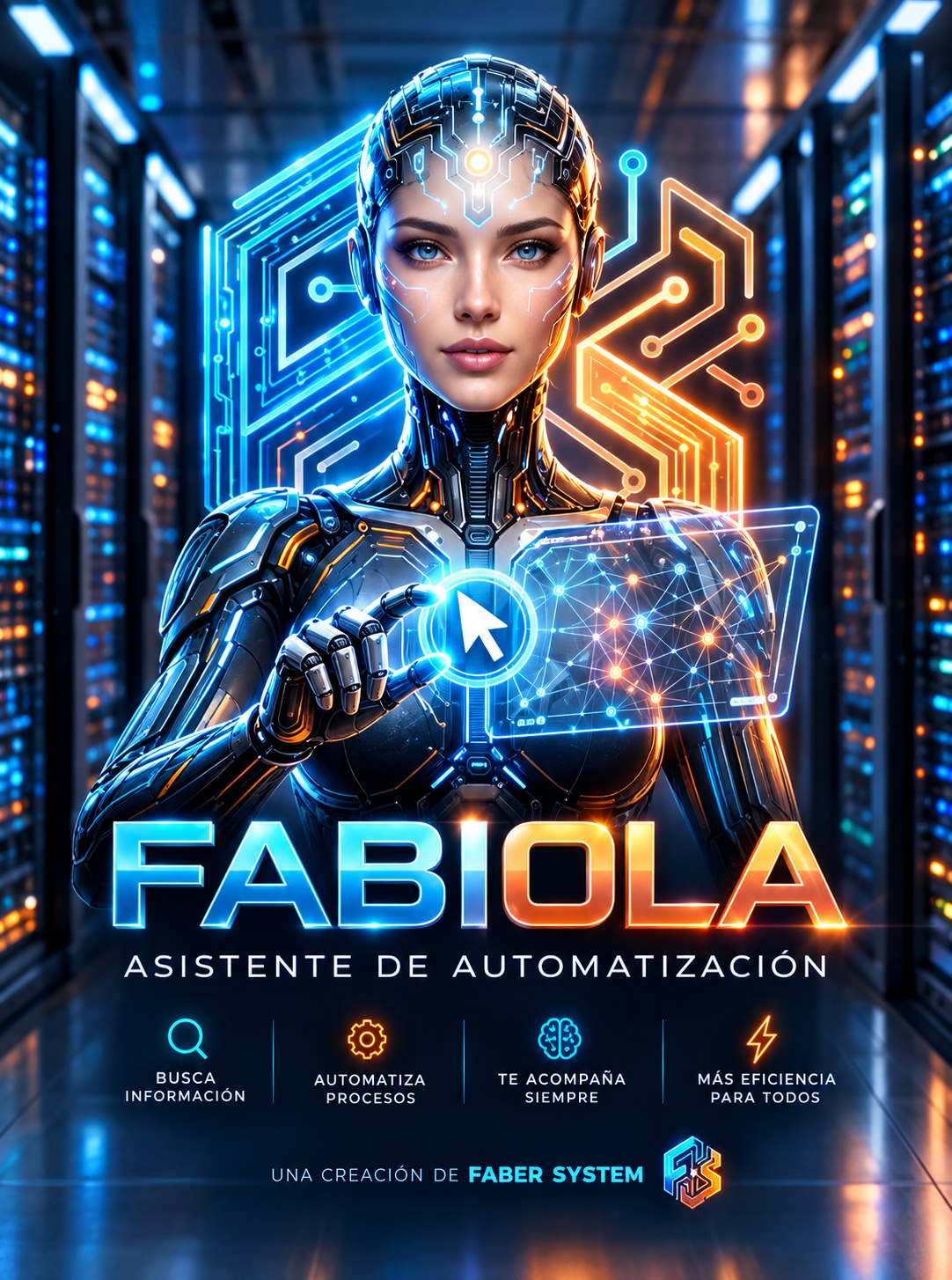 Fabiola, asistente tecnológica de Faber System